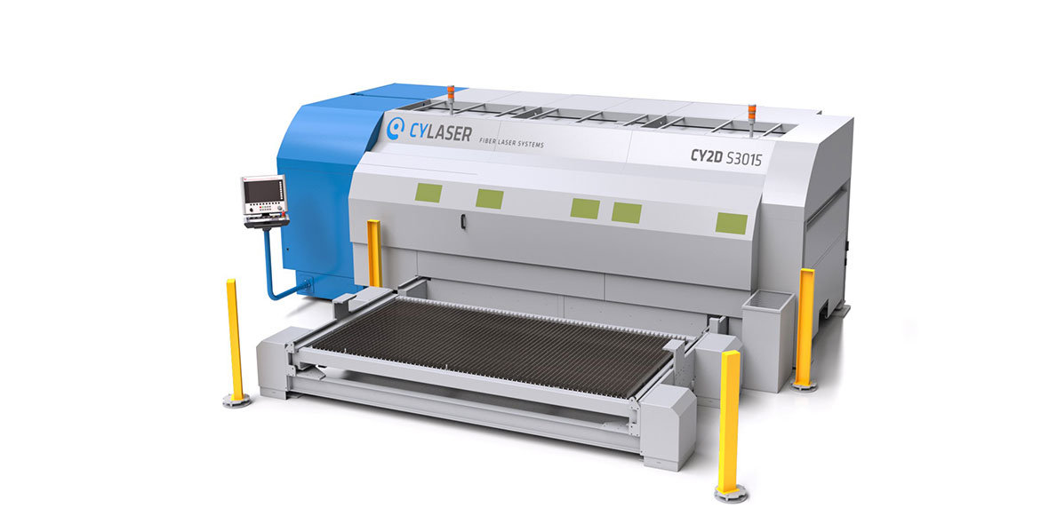 Sistema taglio laser fibra ottica CY2D S3015