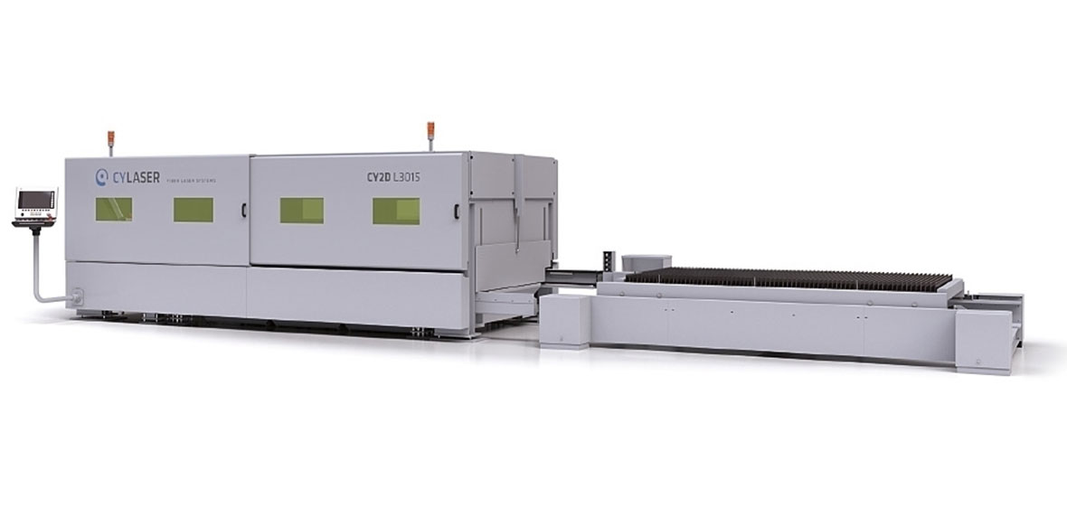 Laser fibra CY2D HL3015 con struttura aeroplano