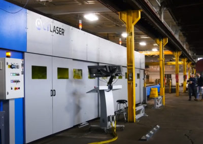 Laser fibra Cy-laser installato da Chicago Metal Fabricator