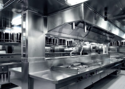 Naval kitchens with Cy-laser laser system