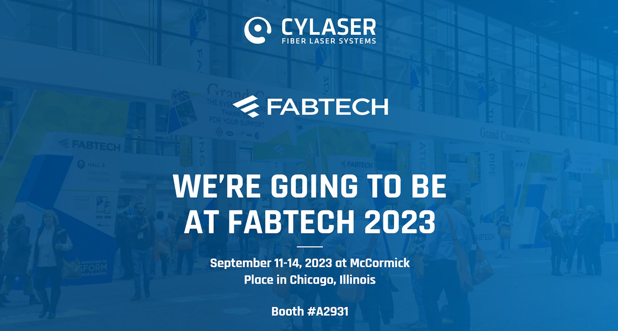 Cy-laser and Cy-laser America together at Fabtech 2023