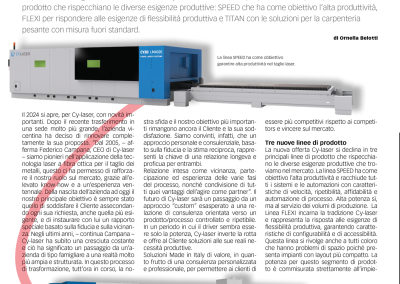 tre nuove linee di laser fibra Cy-laser